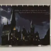Black Light Zone Sky 3D Shower Curtain Waterproof Fabric Bathroom Decoration