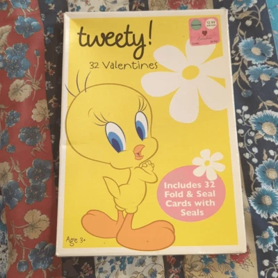 Tweety Bird Warner Brothers vintage Valentine's Day card box set NIP Y2K