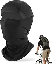 Reflective Face Shield - Motorcycle Windproof Full Face Scarf - Outdoor Sun Protection Accessories, Quick-Drying Cycling Supplies for Travel, Sports, Black, Size