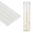 25CM/10Inch Reed Diffuser Stick, 50 Pack Refill Sticks with PET Bottle, White