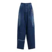 [Y's] Patched-Pocket Pants