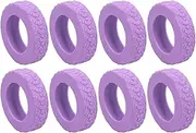 [DAWCBVJQ] 8 Pieces Luggage Wheel Covers, Silicone Luggage Wheel Protector, Suitcase Protection, Waterproof Suitcase Protectors Compartment Protection Cover
