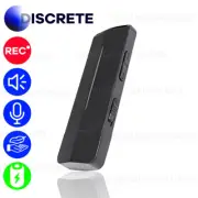 High-Grade Mini Spy Voice Recorder Microphone Playback Earphones Evidence 16GB