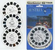 AUSTRIA View-Master Test Reels and Copies of Covers