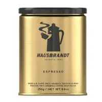 在飛比找momo購物網優惠-即期品【HAUSBRANDT】經典義式咖啡豆 250g/罐裝