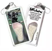 Ghana FootWhere® Souvenir Zipper-Pull. Made in USA
