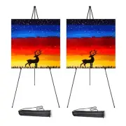 63" Easel Stand for Wedding Sign - Adjustable Easels for Display Painting Can...