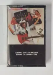Johnny Guitar Watson: Strike On Computers Cassette Tape~ FACTORY SEALED!!