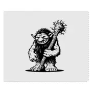 2 x 'Nordic Troll With Club' Lens Cleaning Cloths (LC00028817)