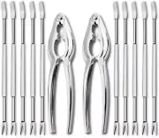 Artcome 12 Pieces Seafood Tools Set Including 2 Lobster Crab Crackers..