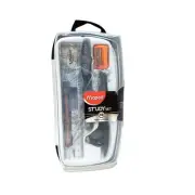 Maped Geometry 10 Piece Set Box Compass Protractor Ruler Triangle Eraser School