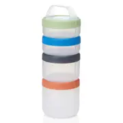 Humangear Stax Travel Containers (Large Size) - Clear / Spectrum