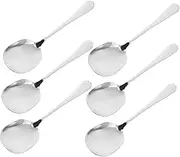 iplusmile Stainless Steel Serving Spoon Large Soup Ladle for Cooking Catering Banquets Silverware Utensil Set Dishwasher Safe