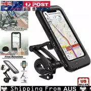 Motorcycle Bicycle Handlebar Phone Holder Waterproof Case Suitable For Iphoneㅿ