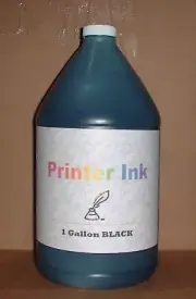 1 Gallon (128 oz) 4000ml Black ink refill any printer HP 60 61 61XL 901 901XL