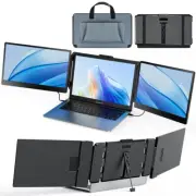 Portable Monitor, Laptop Screen Extender Kwumsy S2 Triple Laptop Monitor Extende