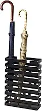 Yamazaki BRICK UMBRELLA STAND WIDE BK, Black