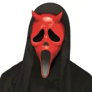 Halloween Licensed Dead by Daylight Ghost Face Devil Mask & Hood Scream Red New