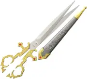 New China Made Gold Renaissance Scissors CN100554GD Renaissance Scissors. 9.88"