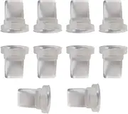 10 Pieces 7.45 x 4.2 x 8.2mm Silicone Duckbill Valve One-Way Check Valve for Liquid and Gas Backflow Prevent