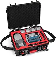 STARTRC Air 3S Case, Waterproof Hard Case for DJI Air 3S Fly More Combo, Compatible with Accessories for DJI Air 3S, RC Controller 2/RC/RC-N3/N2, Charging Hub