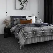 Harrison Flannelette Quilt Cover Set Super King