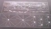 Garage Diorama 1/24 G Scale Laser Cut Shattered & Bullet Hole Glass