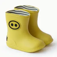 在飛比找momo購物網優惠-【BOXBO】雨靴-小豬齁齁(日光黃)