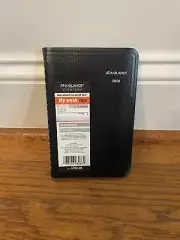 At-A-Glance 2025 G250-00 Calendar Planner Weekly New Year Black Address Pocket