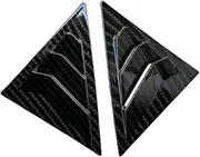 qzmty Car Rear Side Shutter Cover Trim,Fit For KIA, K3 Forte 2009-2013 Sticker Vent Scoop Louver Window Rear window grille decorative cover