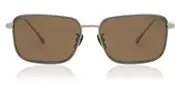 Chopard SCHF84M Polarized E56P Men's Sunglasses Silver Size 59