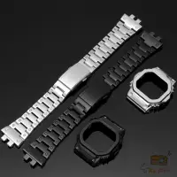 在飛比找蝦皮購物優惠-RX數配中心Casio 質感鋼錶帶 錶殼 替換錶帶 金屬錶帶