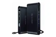 ALOGIC USB-C Portable SUPER Dock - 4K Video - HDMI, Mini DisplayPort, VGA - Black (Refurbished)