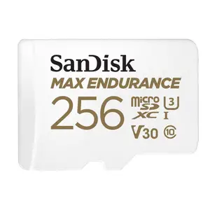 【監控錄影/行車記錄】SanDisk Max Endurance microSDXC 256GB 128GB 耐寫記憶卡