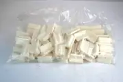 Lot of 50 Vinyl White T-Post Caps