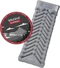 Wild Wolf Sleeping Pad, Ultralight Camping Mat with Pillow Built-in Foot Pump
