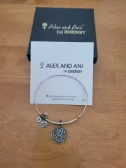 Alex And Ani (+) Energy Bracelet/Bangle Silver