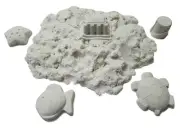 2 lb Refill White Space sand / Moon Crazy Magic Sand Mold-N-Play Kid Fun