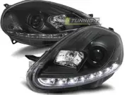 Faros LED DRL Busque for Fiat GRANDE PUNTO 05-08 Daylight Black Envío gratis LPF