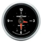 Auto Meter Sport-Comp II Series Clock 2-1/16" Quartz with Second Hand AU3685