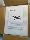 Boomjoy White Modern Remote Control Ceiling Fan For Bedroom Living Room