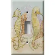 SnazzySwitch Oceanic Seahorse Sanctuary Decorative Light Switch Plate Cover