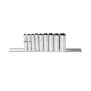 STEELMAN 78521 1/4" Drive Deep Well Metric Socket Set, 9-Piece