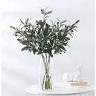 Wreaths Decor Artificial Plants Olive Tree Branches Simulation Leaf Fake Fruits