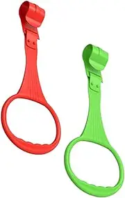 Abaodam Playpen Pull up Rings 2pcs Rings Mobile Arm Educational Toys for Newborn