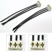 Wire Pigtail Female Ceramic H15 Two Harness Head Light Bulb Socket Connector OE (for: Volkswagen)