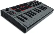 AKAI Professional MPK Mini MK3 – 25 Key USB MIDI Keyboard Controller with 8 Back