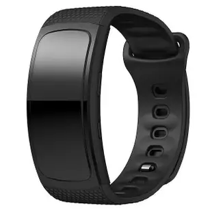 適用Samsung/三星Galaxy Gear Fit2運動智能手環帶fit2 Pro防水矽膠錶帶替換腕帶