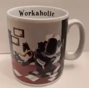 Looney Tunes Lifestyles 1994 Workaholic Mug Daffy Bugs Bunny New In Box Vintage