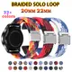 20mm 22mm 尼龍編織 錶帶適用於Samsung Galaxy Watch 3 42 46mm 41 45mm